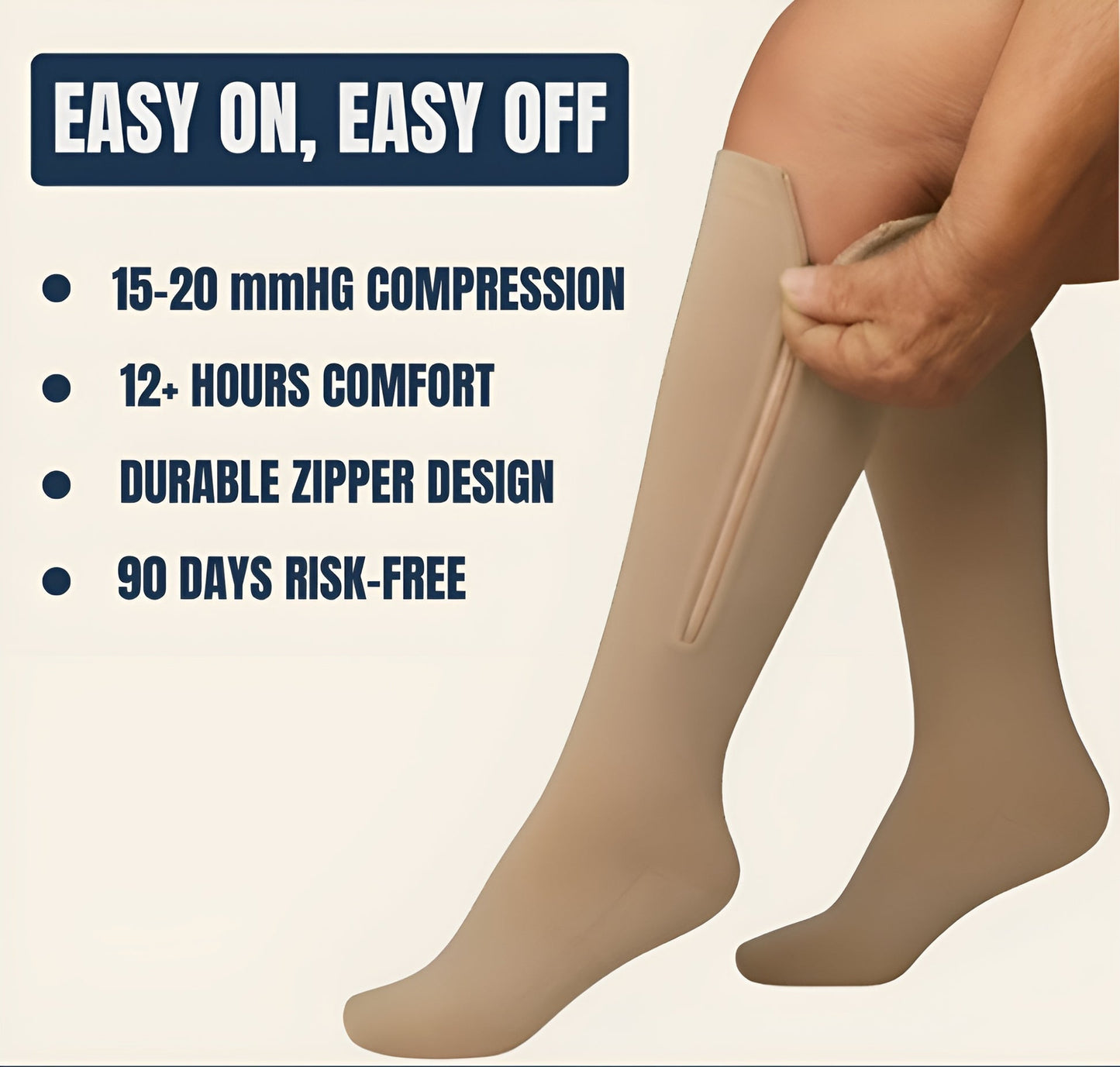 Hoomigo Breathable Compression Socks - Athletic & Daily Comfort